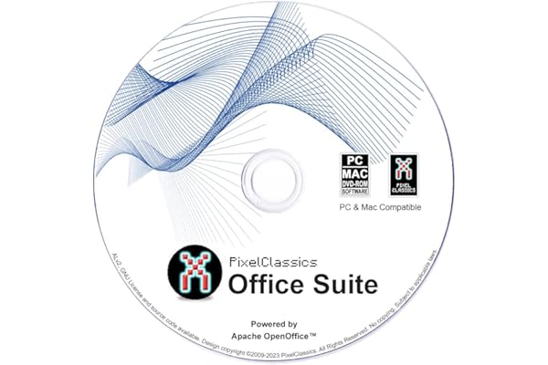 Office Suite 2026 Compatible con Microsoft Office 2024, 365, 2021, 2019, 2016, 2013, 2010, 2007 Word Excel PowerPoint en CD impulsado por Apache OpenOffice para Windows 11, 10, 8, 7, Vista XP PC y Mac
