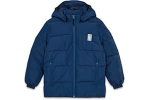 Kabooki LEGO® Winterjacke Jungen - Winddichte und warme Jacke mit synthetischen Daunen | Wasserabweisende Oberfläche und 3M-Reflektoren | Ideal für kalte Tage