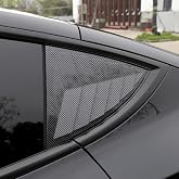 Tesla Model Y Juniper (2025+) Uyumlu Arka Kelebek Camı Panjuru - 4 Farklı Renk Se&ccedil;eneği (Sportif Yan Cam Kaplama) (Parlak Kar