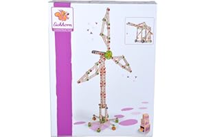 EICHHORN Simba 100039046 Eh Klocki Konstrukcyjne - Wiatrak, 300 Elementów 100039046 ,Kolorowy