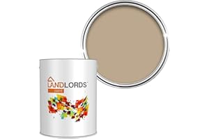 LANDLORDS PAINT Landlords Anti Damp Paint | Matt Finish Paint | 5L in 20+ Colours | Damp Seal Prevent Build-up of Mildew | Cover Stains | Damp Proof Paint for Wall and Ceiling | Anti Condensation Paint | Mould Paint | Beige