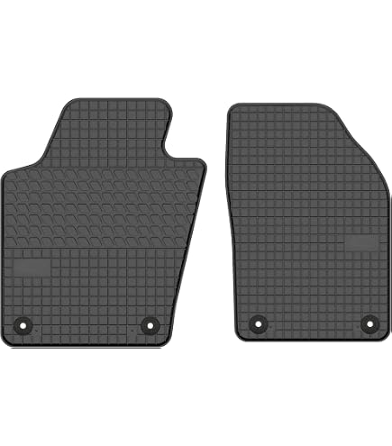 Tapis De Sol Conducteur Pour Skoda Fabia III (2015-2021) | Velours Noir, Base Antidérapante Renforcée | Protection Plancher Sur Mesure