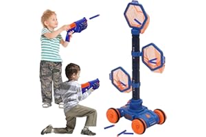 Arkyomi Diana con Pistola Juguete Objetivo de Tiro Móviles de Altura Ajustable Juegos de Interior Regalo Niños 3 4 5 6 7 8 9 10 Años Regalos Cumpleaños Navidad