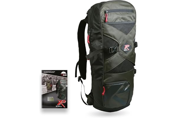 XP Metal Detectors ryggsäck 240, lätt och robust ryggsäck, speciellt utvecklad för metalldetektorer, ergonomisk och praktisk med över 8 speciella fickor och fack (XPBACKPACK240)