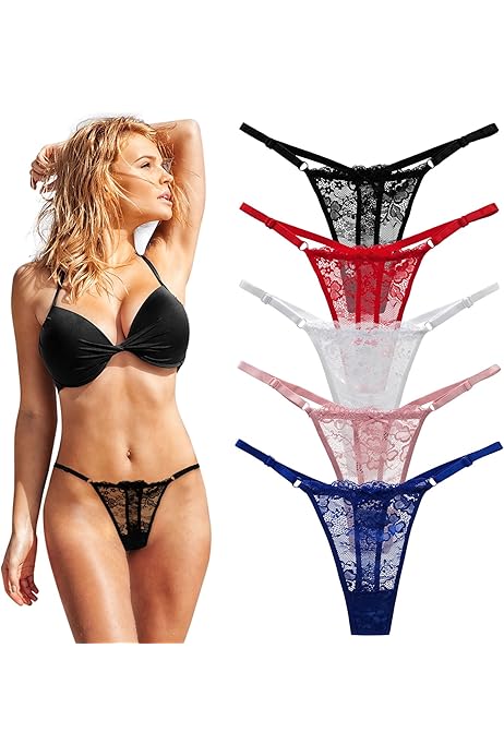 Culotte Sans Couture Femme SECRET AROMA Lot De 6 String Sans Couture Tanga Femme Culotte Invisible Strings Et Tangas Femme