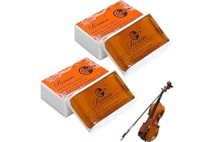 LEUUD 2 Pcs Resina Violin, Colofonia para Violín,Resina para Violín, para Arco de Violin, Viola, Violonchelo, Resina para Arco de Violin