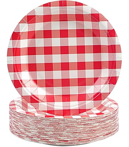 Set Di 48 Piatti E Tovaglioli Di Carta Blu A Scacchi, Set Da Tavola Per Feste, A Quadretti Smerlati, Piatti Da Dessert, Tovaglioli, Set Da Tavola Usa E Getta Per Lei, Ragazze