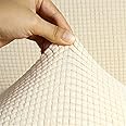BEDSETS Water Repellent Sofa Covers 3 Seater High Stretch 1 Piece Couch Cover for Dogs Universal Sofa Slipcover Non Slip Furniture Protector Jacquard Spandex Fabric (10,3-seater 195-230cm)