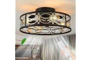 Plafondventilator Met Verlichting Industrieel