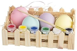 Gisela Graham Easter Tree Decorations - Paint your own Easter Egg KIt