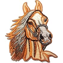 Toppa Ricamata Per Briglie Di Cavallo - Distintivo Da Cucire, 5.5x8.6 Cm - Foto 9