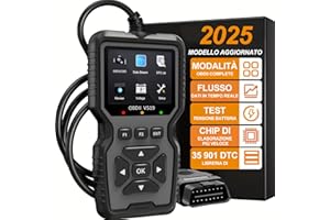 BEIZKNA Scanner Diagnostico Auto OBD2 Multimarche con Funzione Stampa, Lettore Codici Guasto per Tutte le Auto OBDII Compatibile con Tutti i Protocolli OBDII