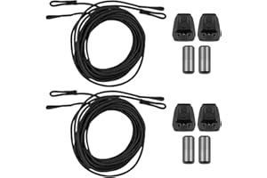 Endoto 2 Paires Kit de Lacet pour Salomon Chaussure, Lacets de Rechange pour Speedcross chaussures de ski Shoelaces Laces