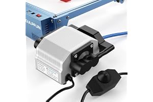 SCULPFUN Air Assist för S9 S10 lasergravyrmaskin justerbart luftflöde från 0-30 L/min, låg ljudnivå, rent snitt gravyr för tr