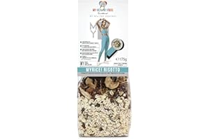 ‎MY HEALTHY FOOD MyRICE! RISOTTO EDELPILZ – Risotto Reis-Alternative, Fertiggericht mit getrockneten Pilzen und vielen löslichen Ballaststoffen, – 175g
