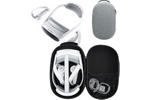 Growalleter Etui kompatybilne z zestawem słuchawkowym PICO 4 VR, przenośne pudełko podróżne do PICO 4 VR i akcesoria