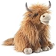 Folkmanis Highland Cow Hand Puppet, Brown