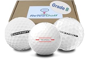 RETEE GOLF ReTee 20 Assorted Pack of Lake Golf Balls | Grade B | Cleaned Lake Balls for Practice & Driving Range | Affordable Second-Hand Golf Balls for Everyday Use