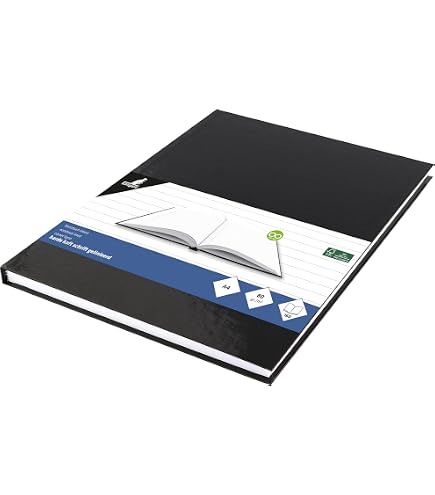 Cahier Brunnen A4 Ligné 16 Pages - Avec Marge, Papier 80g/m² FSC, Lignage 25