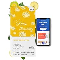 Natural Keto Booster Green Tea Sticks (Box of 8) - Keto Weight Loss, Diabetes, PCOD & Thyroid - Men & Women (1 Month…