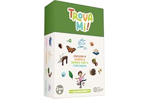 Trova-Mi! All'Aria Aperta - Oh Happy Games: Gioco di Carte Educativo e Divertente, 2-6 Anni, Gioco da Tavolo Bambini, Giocattoli Montessori, Regalo Bambini
