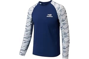 Bassdash Youth UPF50+ Camo Long Sleeve Fishing Shirt UV Protection Quick Dry Tee