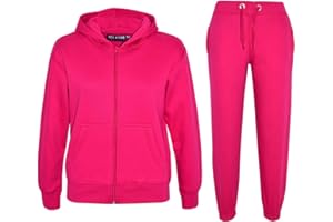 A2Z4KIDS A2Z 4 Kids Plain Tracksuit Hoodie with Joggers Jogging Suit Sweatpants Sports Activewear Set for Children Girls Boys Age 2-13 Years