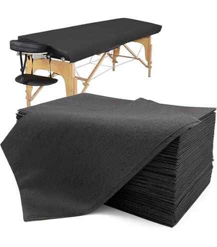 Copri Lettino per Lettino Massaggio, ANGGREK Telo Letto Impermeabile per Salone di Bellezza SPA Copri Lettino Lettino Massaggio Copertura Protettiva Barriera Massaggi(Viola+caffè scuro