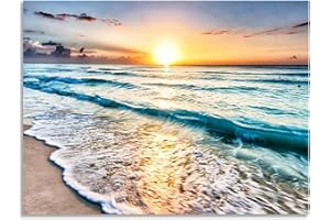 Muzagroo Art Sonnenuntergang Diamant Gemälde Kits für Erwachsene Stressreduzierendes Handwerk Diamant Wandkunst für Wohnzimmer Diamant Kunst Wanddekoration