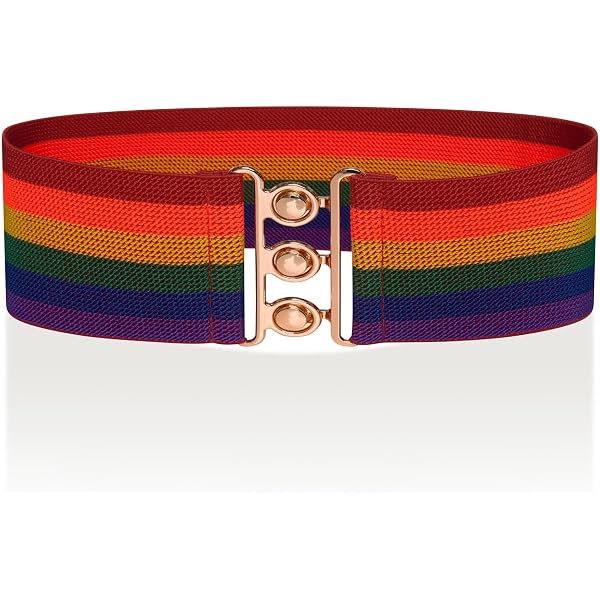 Ro Rox Women Wide Elastic Belt High Waist Retro Vintage  display picture 3