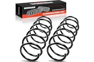 Frankberg 2x Ressorts de suspension Essieu Avant Compatibles avec Fabia I 1999-2008 Fabia I Combi 2000-2007 Polo 2001-2009 Roomster 2006-2010 Remplacer# 6Q0411105AJ