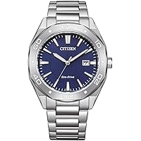 Citizen Orologio Uomo Eco-Drive BM7620-83X - Quadrante Verde, Cinturino In Acciaio