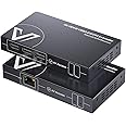 AV Access 4K HDMI KVM Extender, 120m/394ft Ethernet Extender Over Cat5e/6, 1080P@120Hz, 3X USB 2.0 Ports, Zero-Latency, Plug and Play, KVM Webcam Extender for Gaming, Data Centers & Classrooms