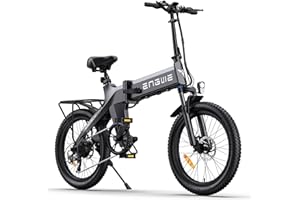 ENGWE C20 Pro Bicicleta Eléctrica Plegable | Motor de 250W |MAX 25KM/H | 36V 15.6Ah Batería Alcance de 40-120 km | 7 Velocidades | Bici Electricas Urbana de Cercanías