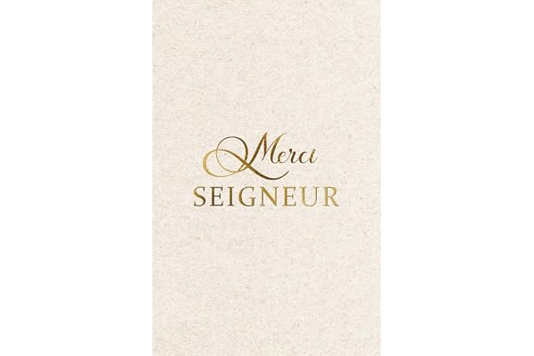 Merci SEIGNEUR | Cadeau de journal Chrétien: Carnet biblique pour hommes, femmes, adolescents et jeunes | Pages lignées vierges pour écrire des prières, étude de la Bible, taille compacte et pratique