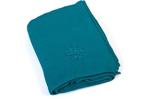 BODHI Shavasana blanket for yoga 150 x 200 cm, 100% cotton, machine washable at 30°C