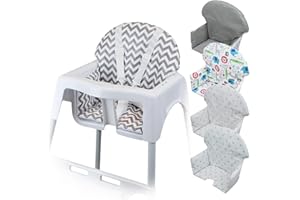 Monsieur Bébé - Housse d'assise pour chaise haute enfant gamme Délice - 5 coloris