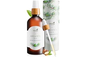 ‎VEDA NATURALS Veda Naturals® Arganöl (100ml) kaltgepresst – vegan – rein & natürlich (Argania Spinosa) aus Marokko – Laborgeprüft - Cosmos Natural certified