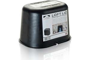 LOWENERGIE LoftLeg Loft Lid Covers for Downlighter Ceiling Lights and Spotlights - Fire Retardant & Energy Efficient (4)