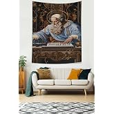 Pelangi M&uuml;zik Temalı Dj Desen Leke Tutmaz Kumaş Duvar &Ouml;rt&uuml;s&uuml; Duvar Halısı Tapestry PNTR540, 70 x 100