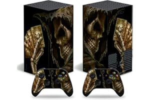 Guugoon Full Set Skins pour Xbox Series X Console Controller, Vinyl Decal Stickers pour Xbox Series X Console,14