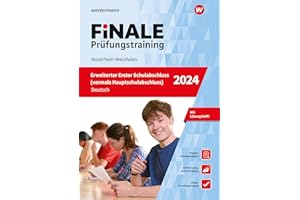 FiNALE Prüfungstraining Hauptschulabschluss Nordrhein-Westfalen: Deutsch 2024 Arbeitsbuch mit Lösungsheft