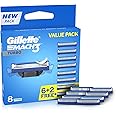 Gillette Mach 3 Turbo Manual Shaving Razor Blades - 8s Pack (Cartridge)