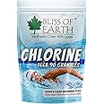 Bliss of Earth Japanese Chlorine Powder For Pool, Clean & Clear Swimming Pool, Kills Bacteria & Stops Algae, Pool Disinfectant Granular Chlorine, 907g