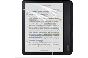 Caweet Protettore Schermo per Kobo Libra Colour 7 pollici 2024 / Kobo Libra 2 Lettore Ebook 7" 2021, Pellicola Protettiva Opaca Anti-Riflesso in PET Premium con Copertura Completa, 2 Pack