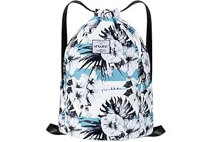 HAWEE Étanche Sac à Dos à Cordon Grand Sacs de Sport à Cordon de Serrage Sac à Dos Unisexe pour Femme Hommes Voyage Vie Quotidienne Plein Air Yoga Plage Natation