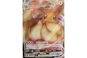 HEART FOR CARDS Carte Pokéman - Evoli Vmax - SWSH087 - Anglais - Eevee Vmax - Fullart Promo + 1 Heartforcards ® Toploader