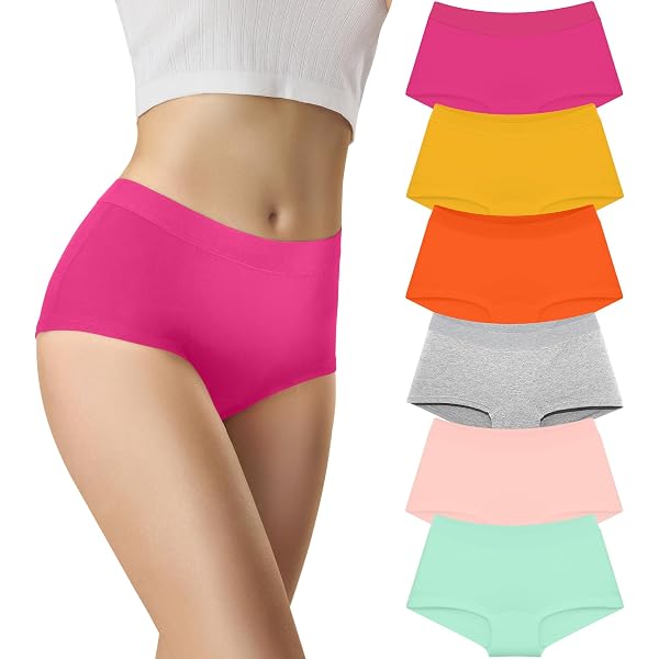 Pussy Deluxe Set Da 3 Mutande Hipster Donna - Fantasia Plaid Multicolore, Morbide E Casual - 2