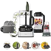 Kenwood MultiPro OneTouch FDM73.850SS, Food Processor and Blender Multifunctional with 13 Accessories, Variable Speed and Pul