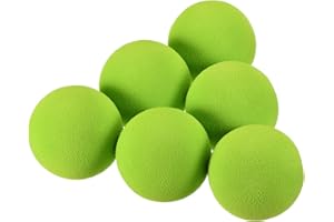 PATIKIL Piankowe piłki golfowe, 10 sztuk gąbki EVA, 42 mm, ćwiczenia, huśtawka do treningu w pomieszczeniach, zielone